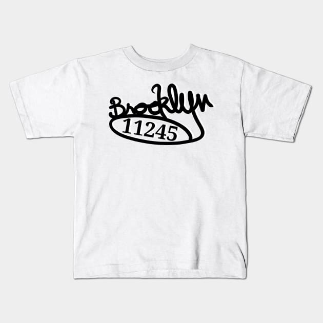 Code Brooklyn Kids T-Shirt by Duendo Design